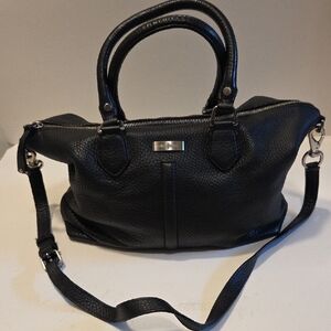 NWOT Cole Haan Black Pebble Leather Satchel